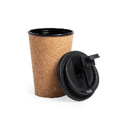 Copo em cortiça 350 ml com tampa Plibun – foto 6