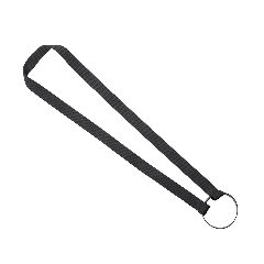 Lanyard porta-copos com fita de poliéster e suporte em silicone Frinly – foto 5