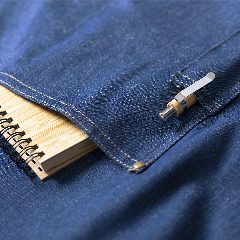 Avental em ganga com vários bolsos Rober – foto 4