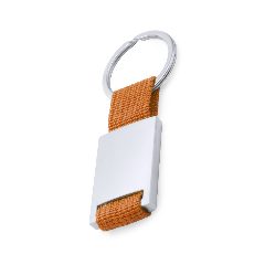 Porta-chaves em metal com fita de poliéster Yip
