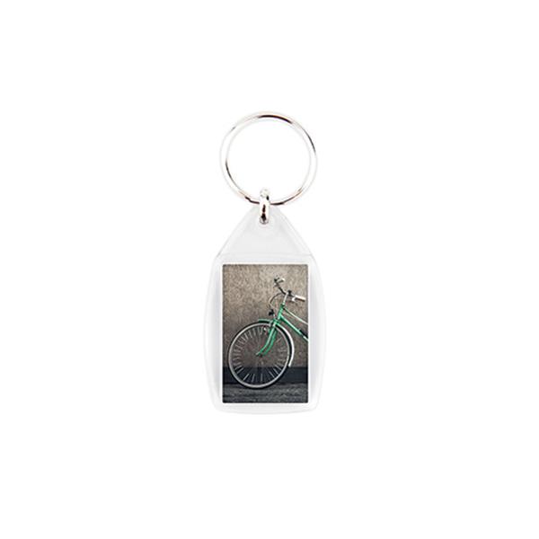 Porta-chaves retangular com fotografia 25x40 mm CF-40