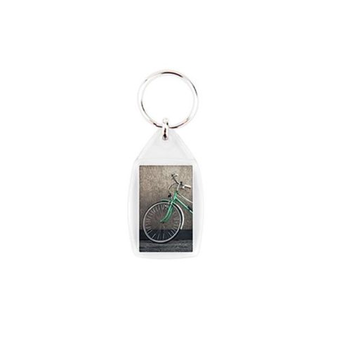 Porta-chaves retangular com fotografia 25x40 mm CF-40