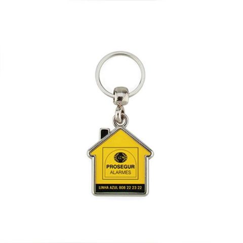 Porta-chaves casa em metal com fotografia MY-D