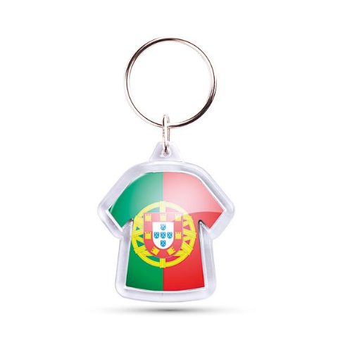 Porta-chaves em forma de t-shirt com fotografia CR-X