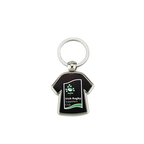 Porta-chaves t-shirt em metal com fotografia MX-D
