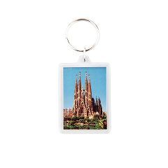 Porta-chaves retangular com fotografia 35x50 mm CR-50