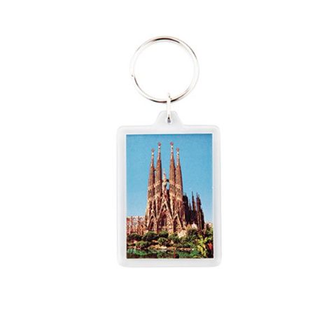 Porta-chaves retangular com fotografia 35x50 mm CR-50
