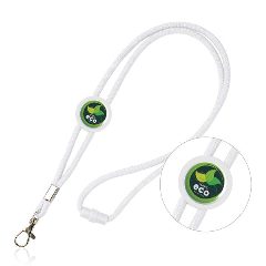 Lanyard tubular em terylene com ajustável para resina Saffy