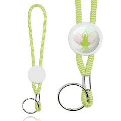 Porta-chaves tubular com ajustador e argola Tobby