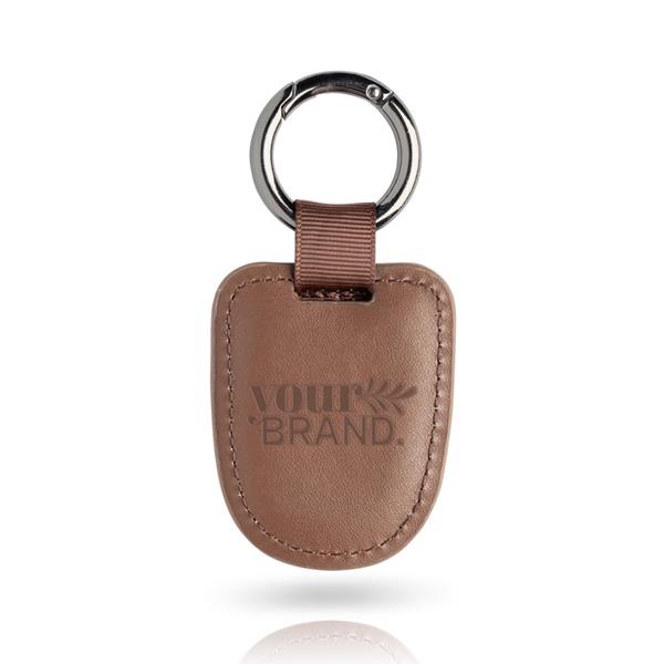 Porta-chaves grande em PU com argola fácil Easykey