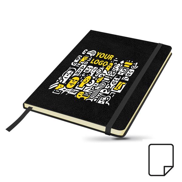 Bloco de notas A5 com capa colorida e bolsa Kiny A5