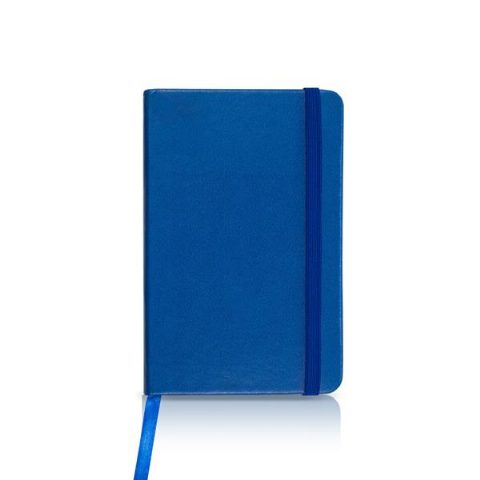 Bloco de notas A6 com capa colorida e elástico Kiny A6
