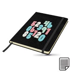 Bloco de notas A5 quadriculado com bolsa Kinygrid