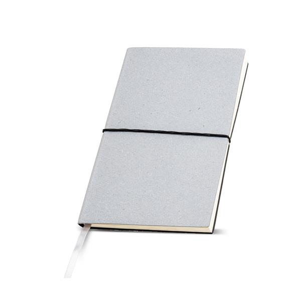 Bloco de notas A5 pontilhado em pele reciclada Dubai book