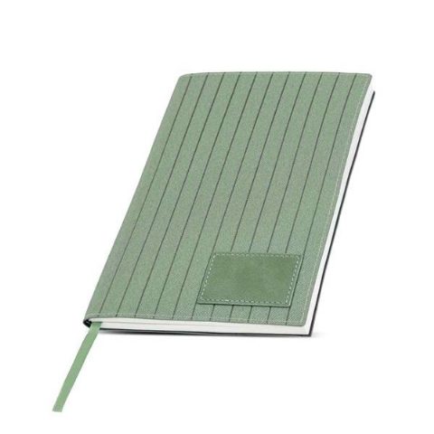 Bloco A5 em PU texturado com patch Danote
