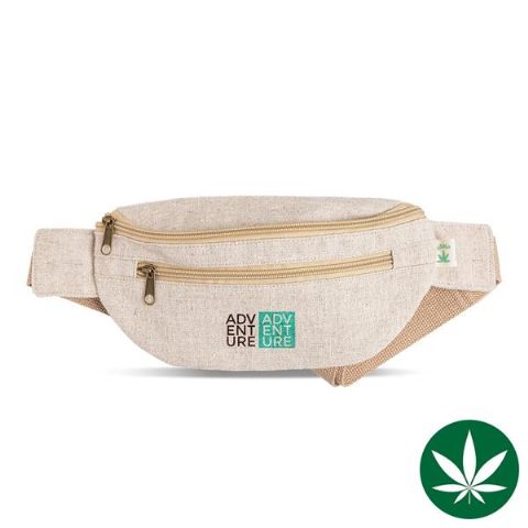 Bolsa de cintura desportiva em cânhamo Hempywaist
