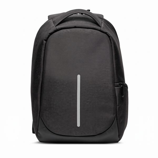 Mochila antirroubo em nylon com abertura nas costas Safback