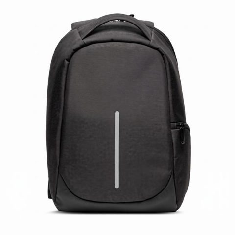 Mochila antirroubo em nylon com abertura nas costas Safback