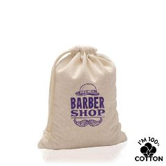 Saco médio em algodão 110 g com atilho Cottoncord Medium