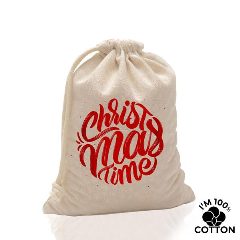 Saco em algodão 180 g com atilho Cottoncord180