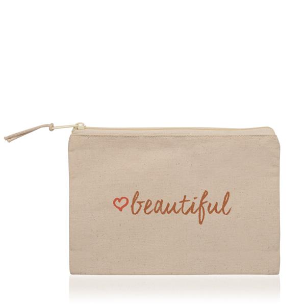 Bolsa em algodão 310 g/m² com fecho Cotpouch
