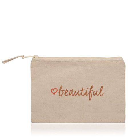 Bolsa em algodão 310 g/m² com fecho Cotpouch