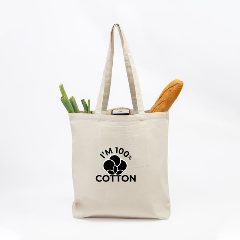 Saco canvas em algodão 310 g com bolso interior Canvashop