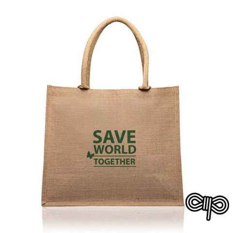 Saco tubular em juta com interior laminado Lamyjute