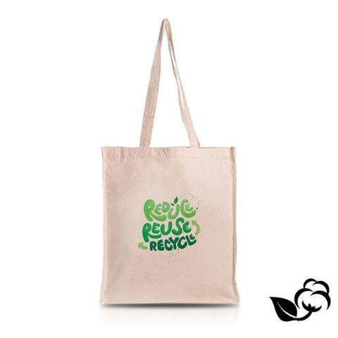 Saco em algodão orgânico 220 g com fole Celici