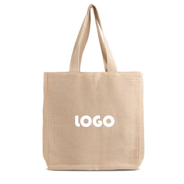 Saco em juco com fole e bolso interior Muxaxo