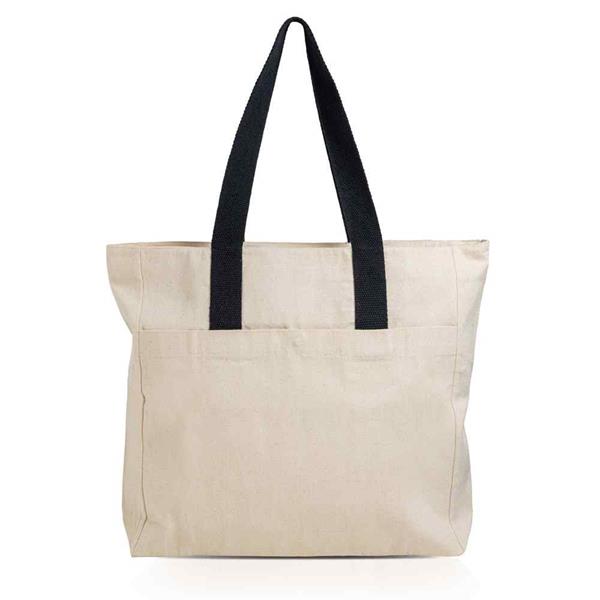 Saco em canvas 280 g/m² com fecho e bolso magnético Chir