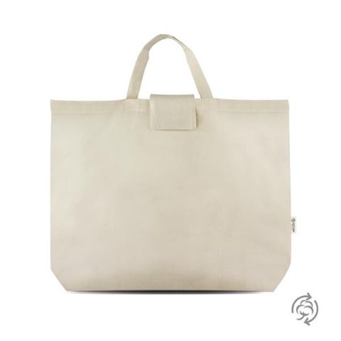 Saco dobrável em algodão reciclado 140 g/m² ReciCottonfold