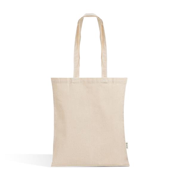 Saco de compras em algodão reciclado 140 g/m² ReciCotton140