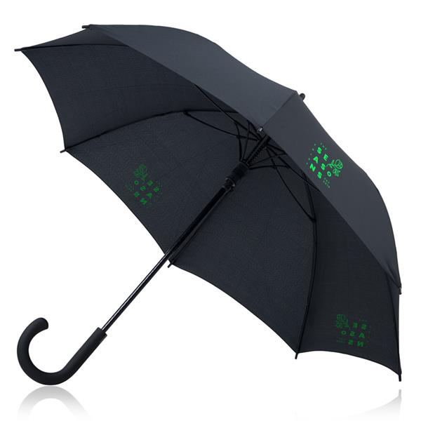 Guarda-chuva automático em carbono com cabo de borracha Stormi