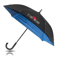 Guarda-chuva extensível bicolor em pongee Raingrow