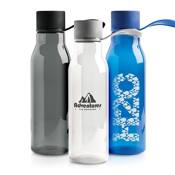 Garrafa em tritan 600 ml com pega em silicone Butelka