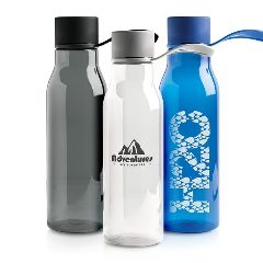 Garrafa em tritan 600 ml com pega em silicone Butelka