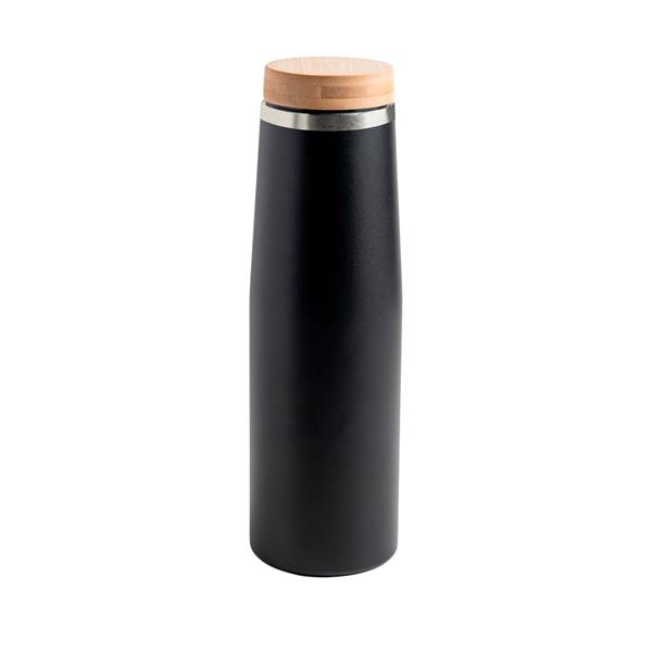 Garrafa térmica 550 ml com tampa em bambu Bambottle