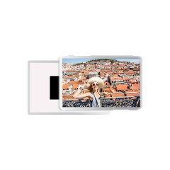 Íman de frigorífico retangular com fotografia 70x45 mm MAG-70