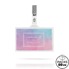 Identificador em PVC rígido com mola amovível Dri