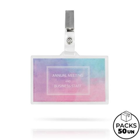 Identificador em PVC rígido com mola amovível Dri