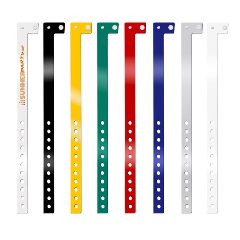 Pulseira de identificação inviolável em vinil Div