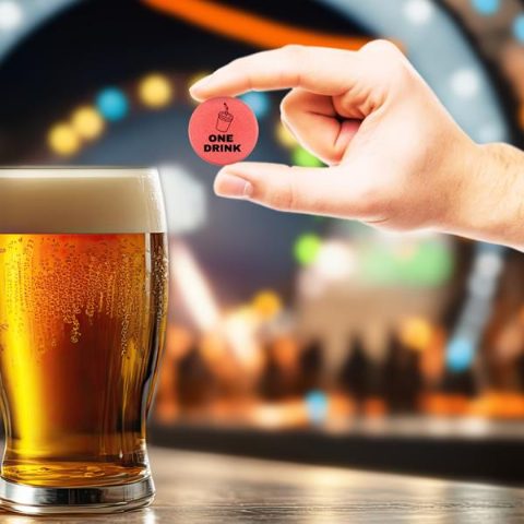 Fichas para eventos 3,5 cm em plástico PS, pack de 250 Evy