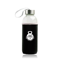 Garrafa em vidro 430 ml com manga em neopreno Neobottle