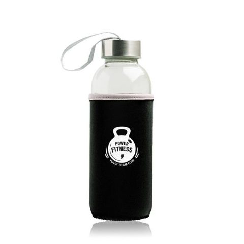 Garrafa em vidro 430 ml com manga em neopreno Neobottle