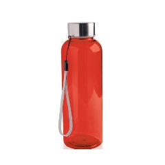 Garrafa em RPET 500 ml com tampa em aço e cordão RPETbottle