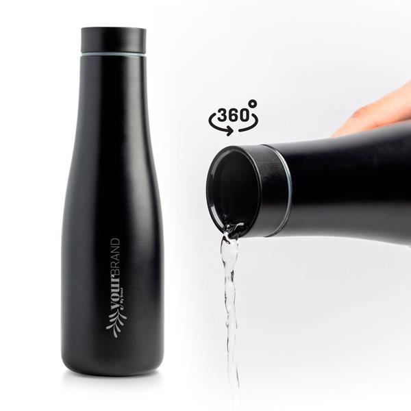 Garrafa térmica em aço inox com tampa 360º Drink360