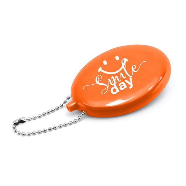 Porta-moedas em PVC com porta-chaves Mayn