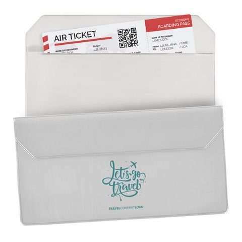 Bolsa em PVC para documentos de viagem Doctravel