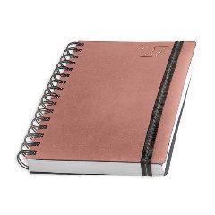 Agenda diária A5 2027 de argolas em PU New York